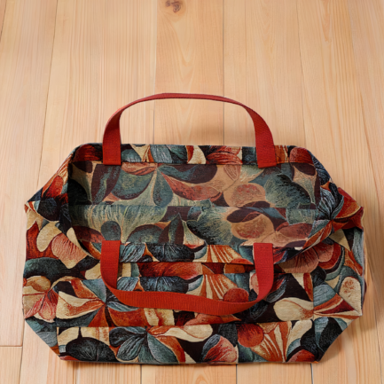 Giant Shopper Tote Bag or Weekender in Floral Print - Image 4