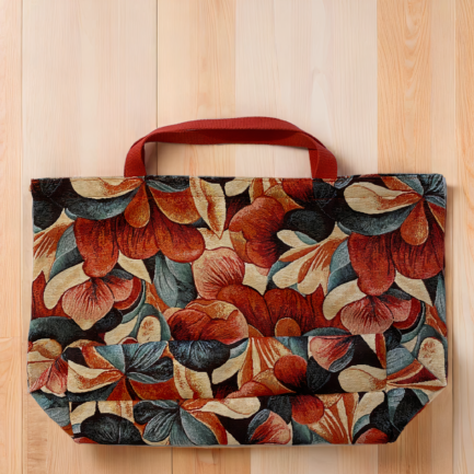 Giant Shopper Tote Bag or Weekender in Floral Print - Image 3
